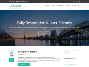 Ascent theme