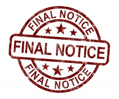 final notice